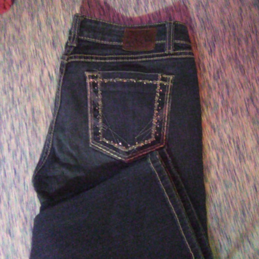 BKE  mid rise boot cut jeans